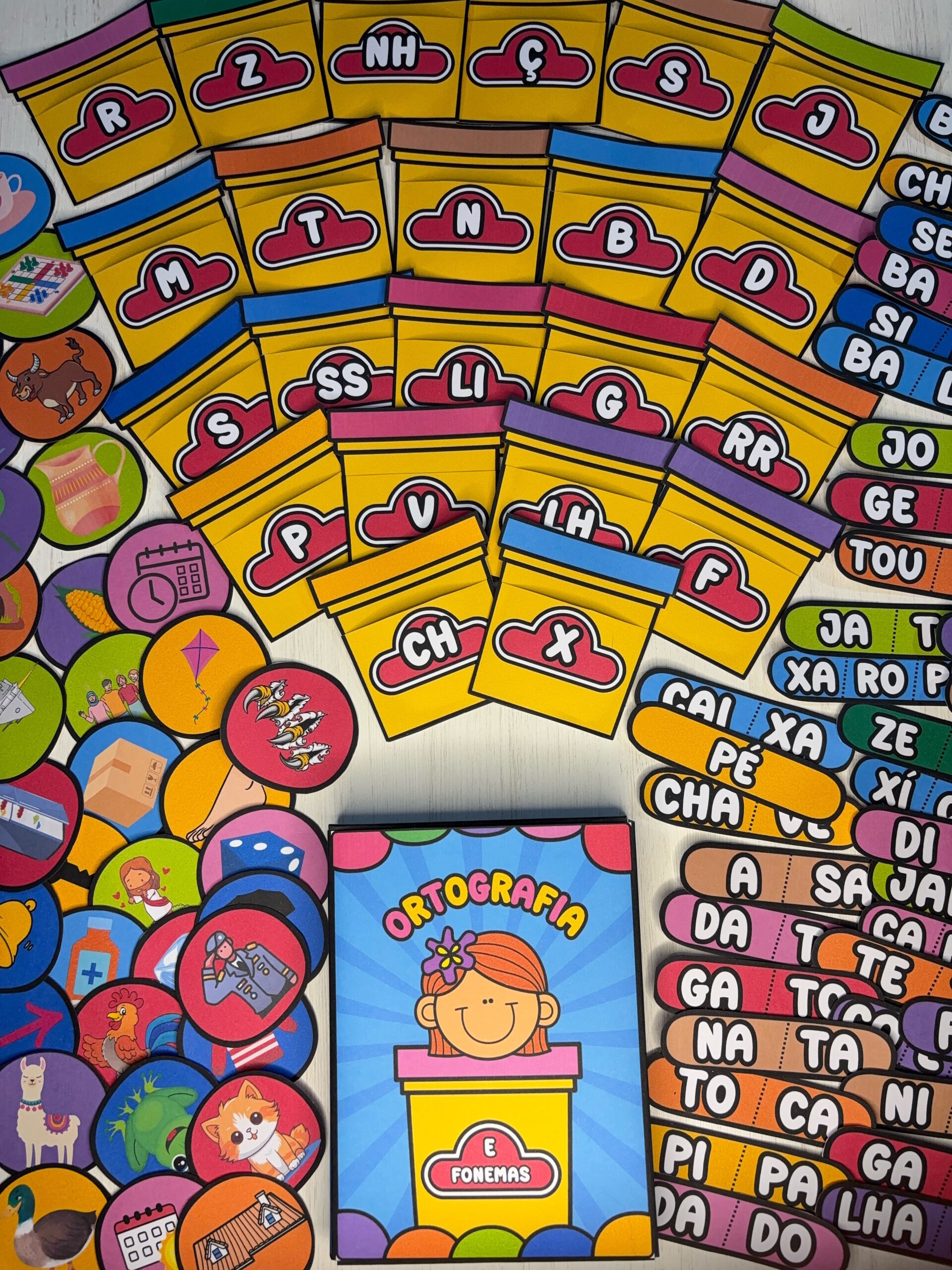 Jogo das Massinhas + Caderno de Atividades Ortografia e Fonemas - Imagem 4