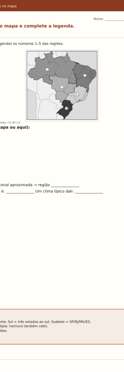 Fichas inclusivas — História e Geografia (6º–9º)