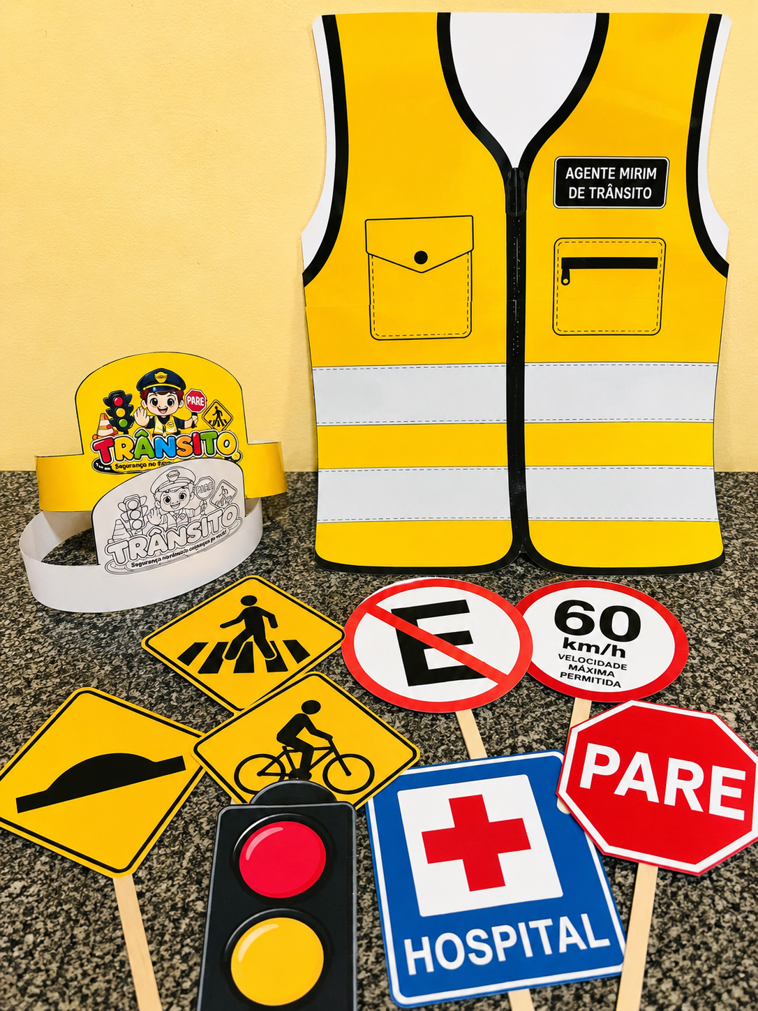 Mini Kit de Trânsito – Kit Pedagógico para Educação Infantil e Anos Iniciais - Imagem 2
