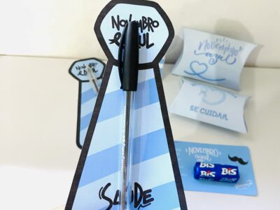 Lembrancinhas Novembro Azul para Escola e Projetos Educativos