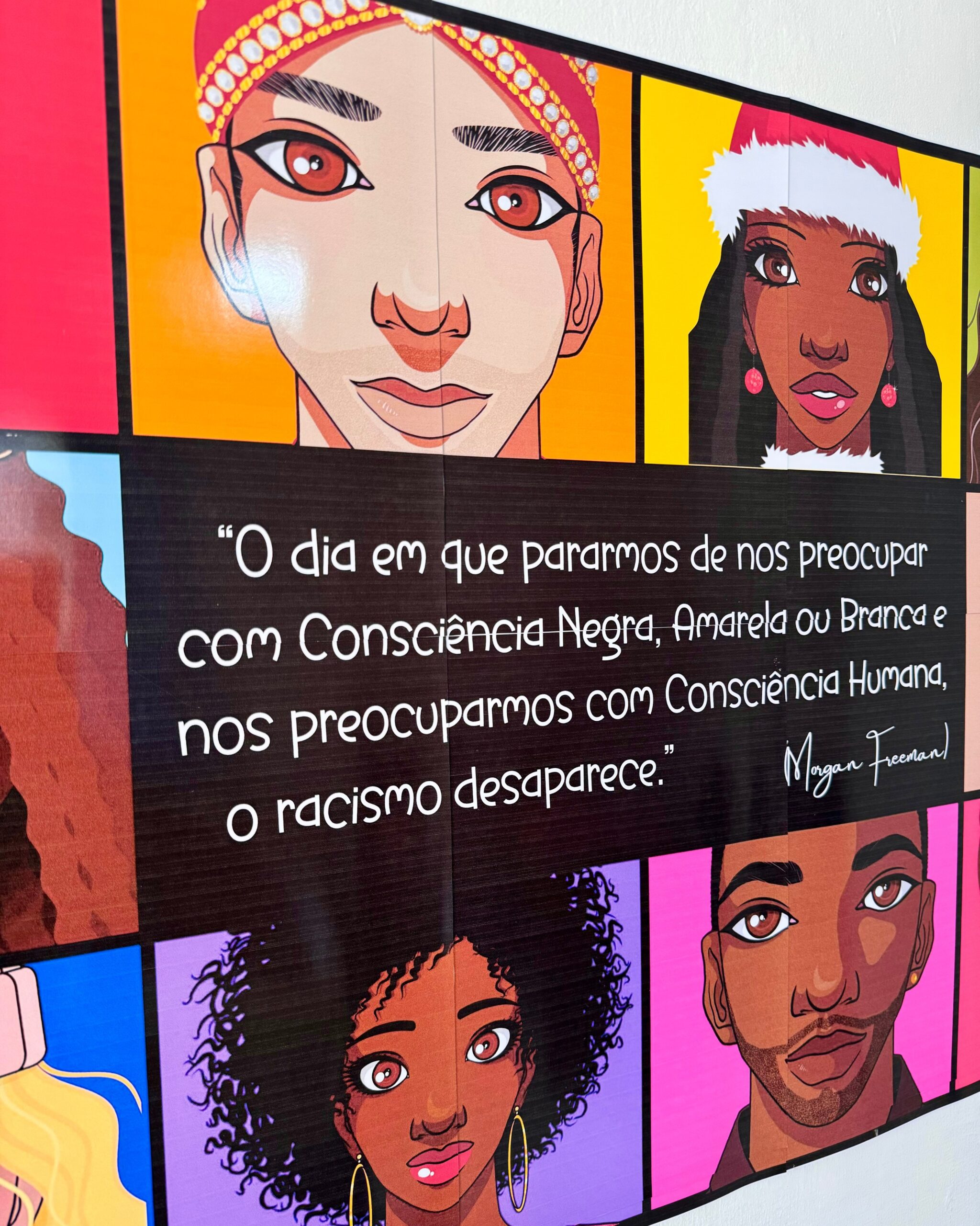 Painel Consciência Negra Ampliado para Decoração Escolar - Imagem 3