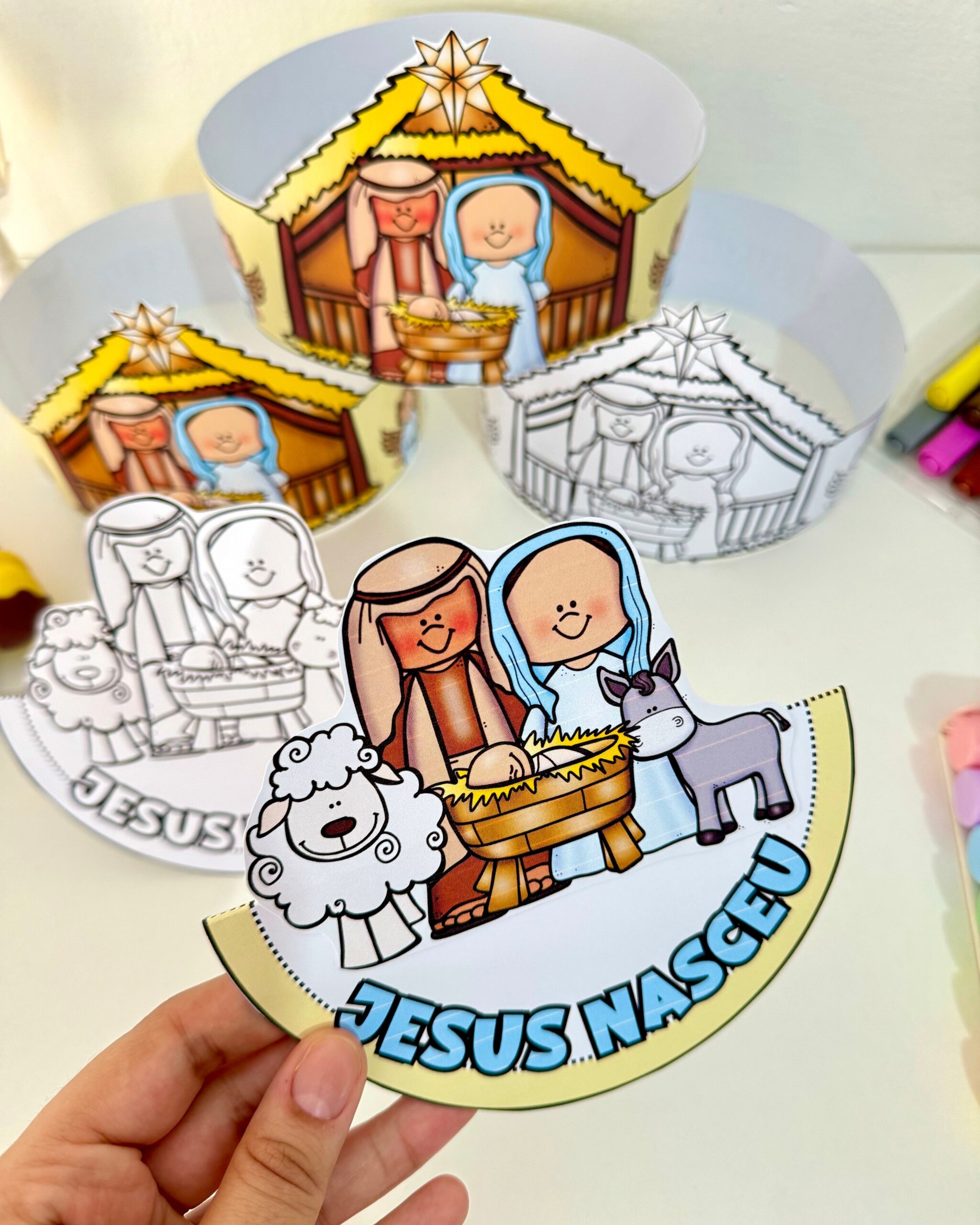 Presépio Dançante e Coroa de Natal para Educação Infantil em PDF - Imagem 4