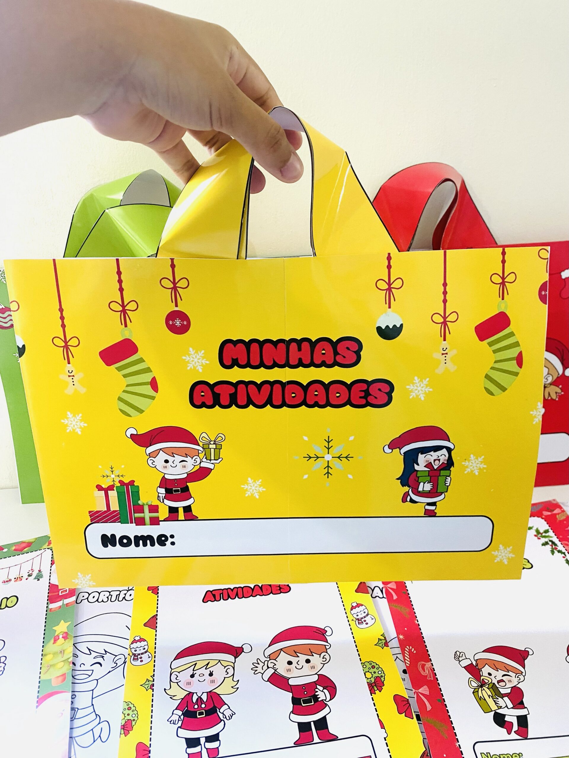 Sacolas Personalizadas para Sala de Aula com Capas para Colorir - Imagem 6