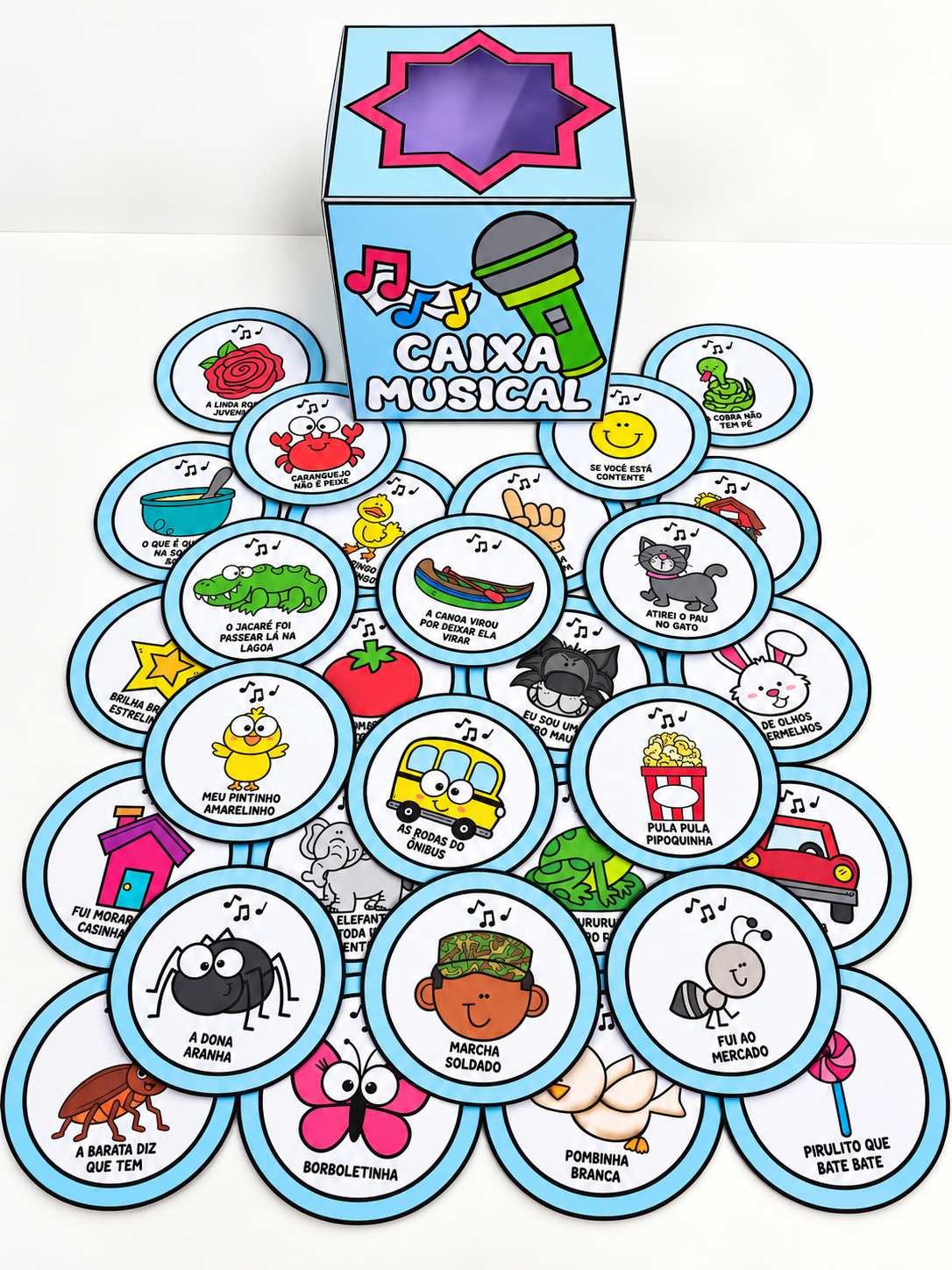 Caixa Musical para Acolhida e Atividades Recreativas