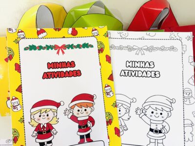 Sacolas Personalizadas para Sala de Aula com Capas para Colorir