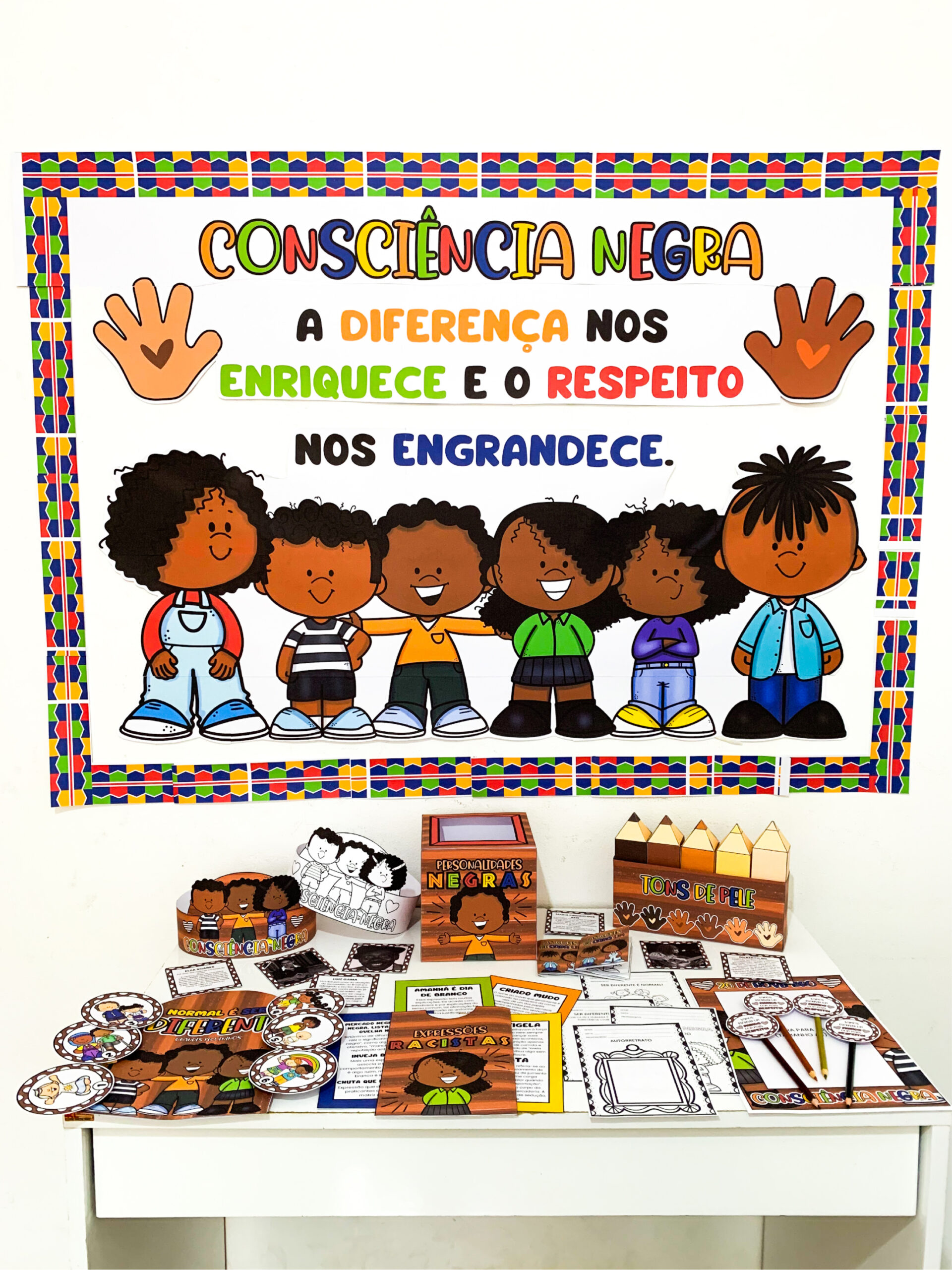 Kit Dia da Consciência Negra – Painel, Atividades e Recursos Pedagógicos