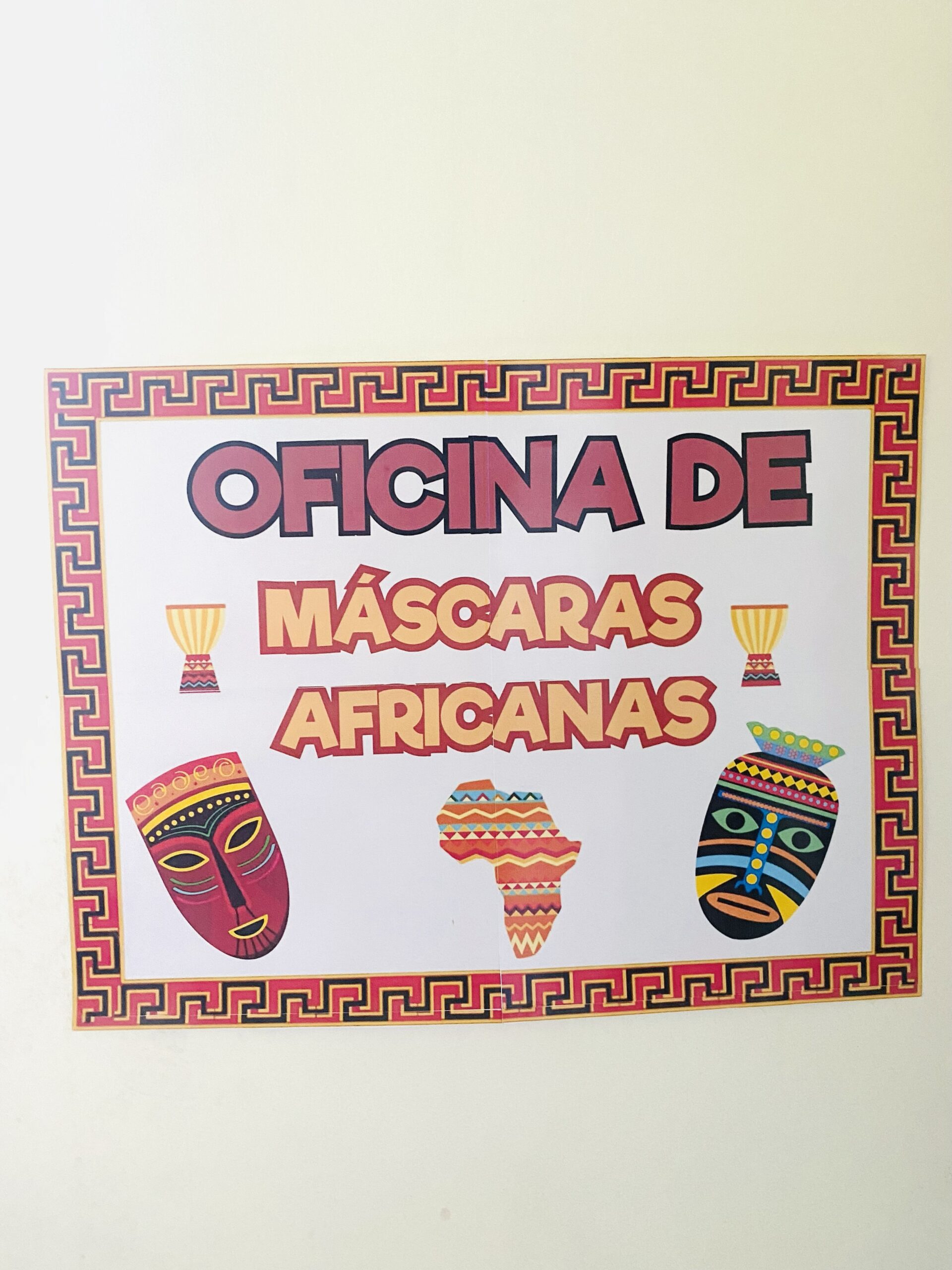 Máscaras Africanas para Colorir na Educação Infantil - Imagem 2