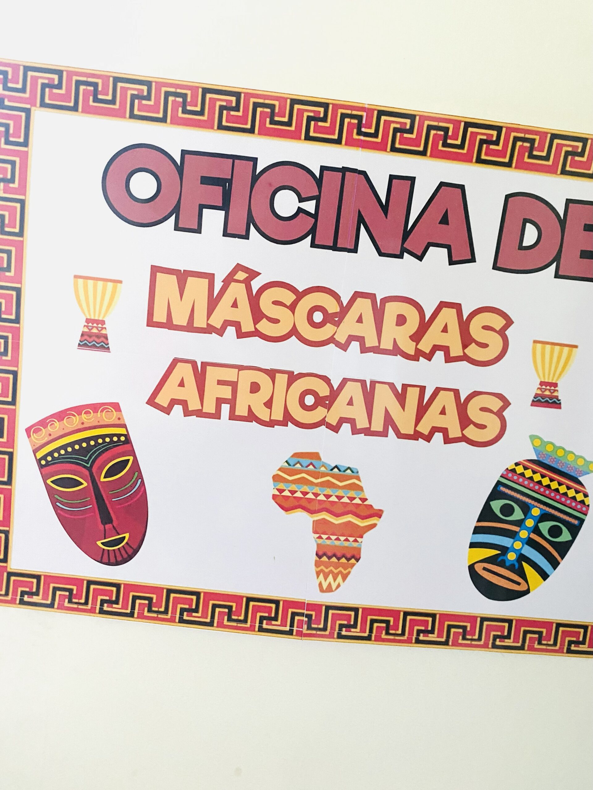 Máscaras Africanas para Colorir na Educação Infantil - Imagem 3