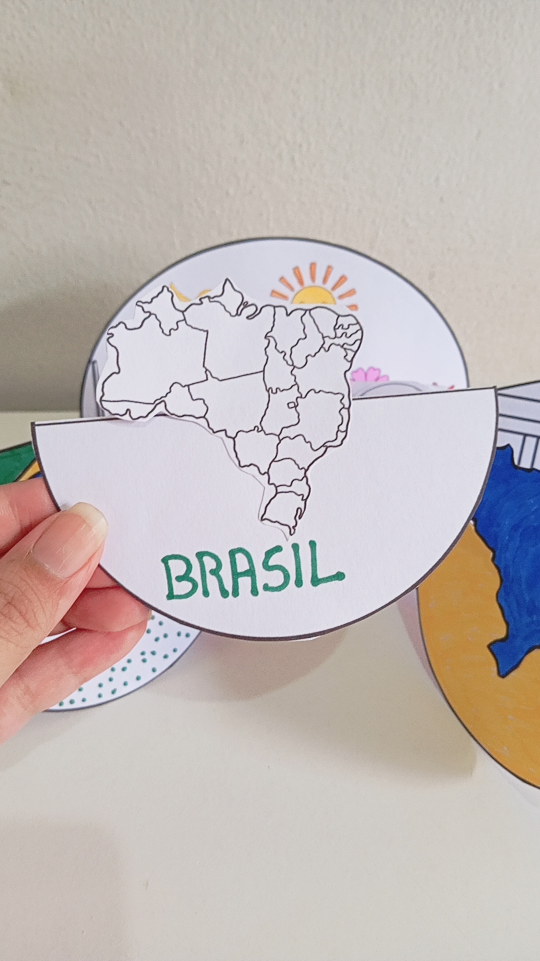 Cenário 3D e Balancê Dia da Bandeira – Atividade para Imprimir em PDF