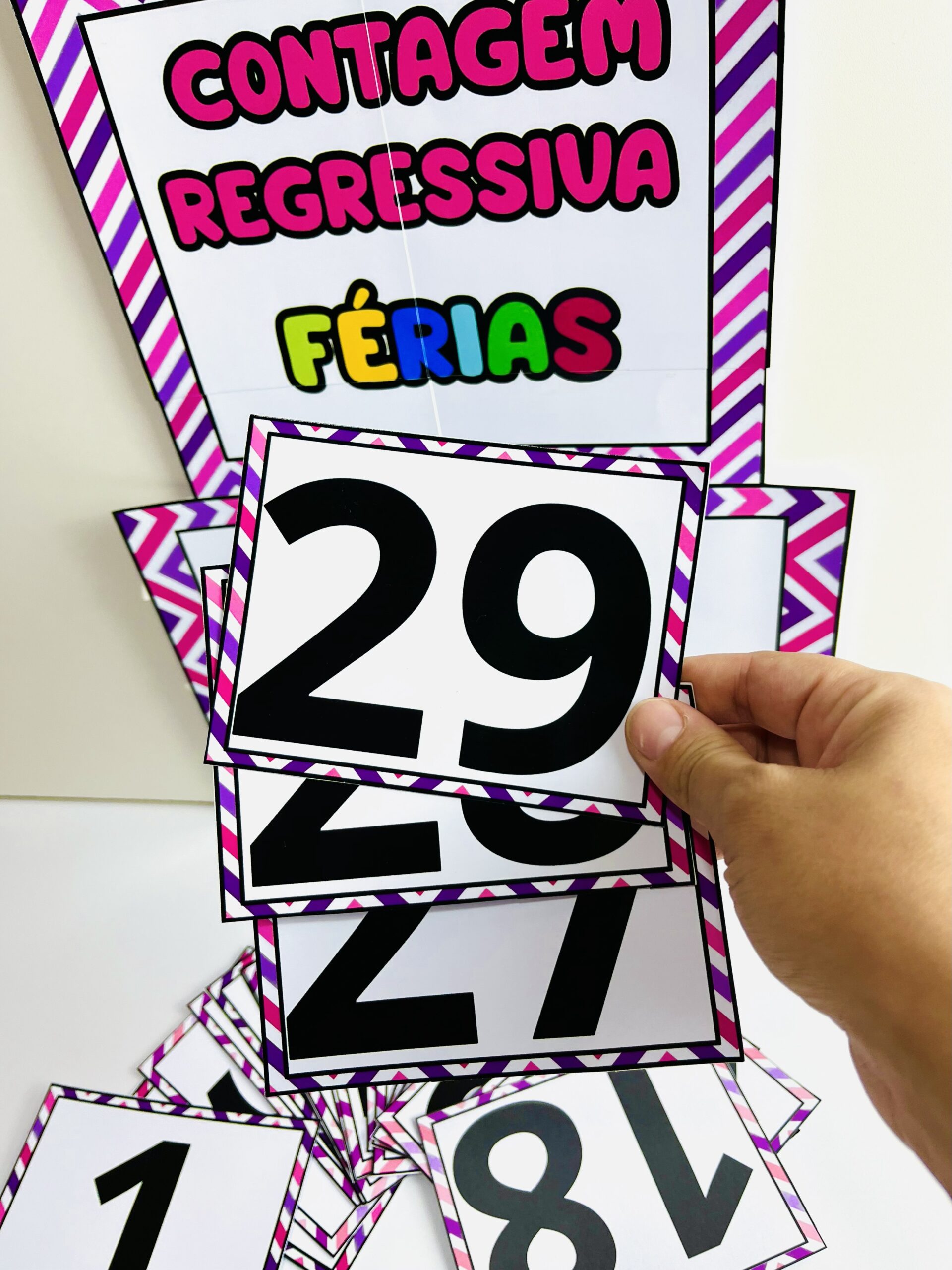 Cartaz de Contagem Regressiva para as Férias – Boas Férias para Imprimir - Imagem 5