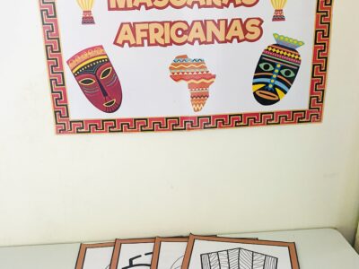 Máscaras Africanas para Colorir na Educação Infantil