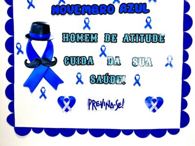 Painel para Novembro Azul – Decoração Escolar em PDF