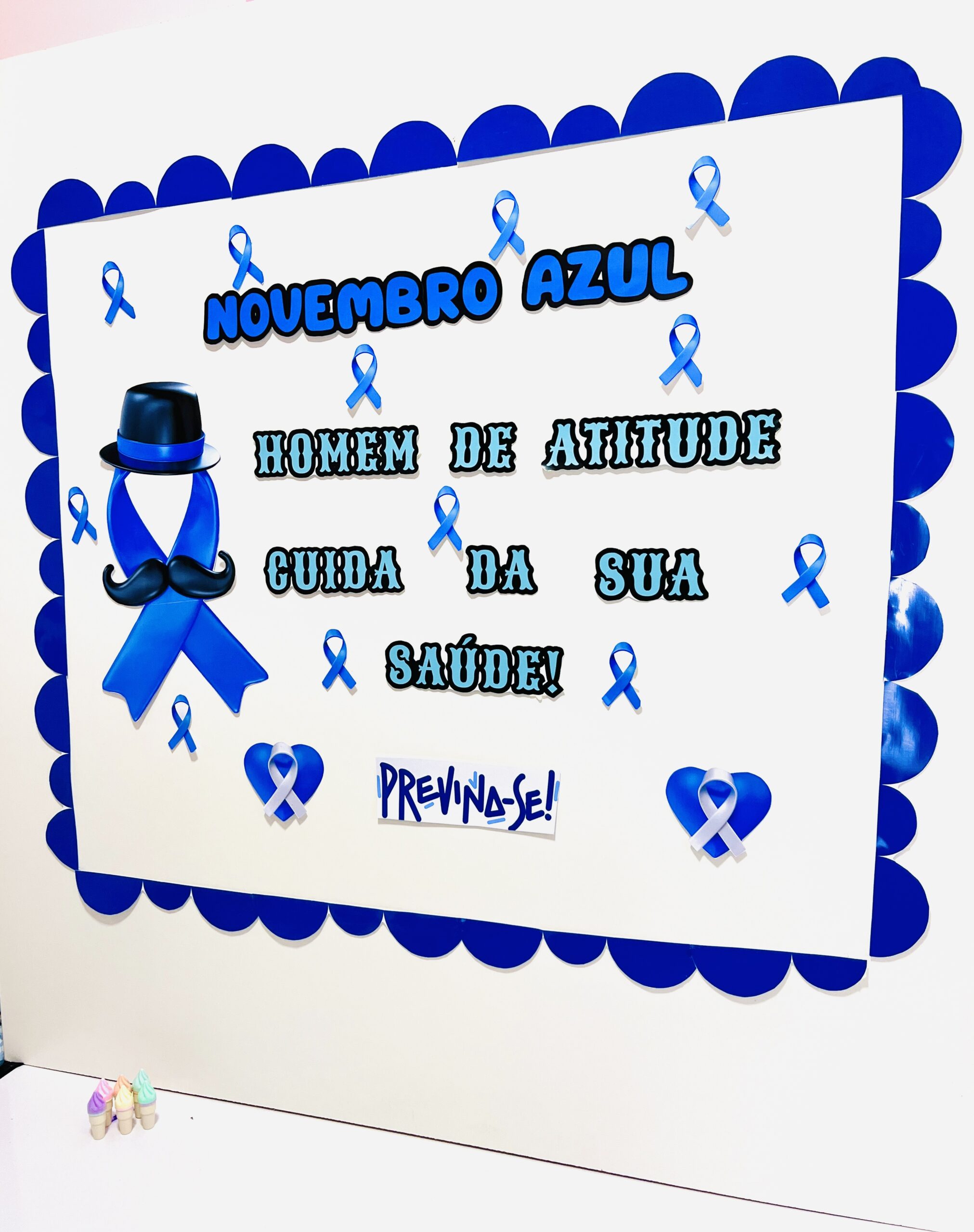 Painel para Novembro Azul – Decoração Escolar em PDF - Imagem 3