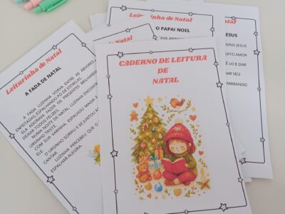 Leitura de Natal: Atividade de Interpretação de Texto para Imprimir
