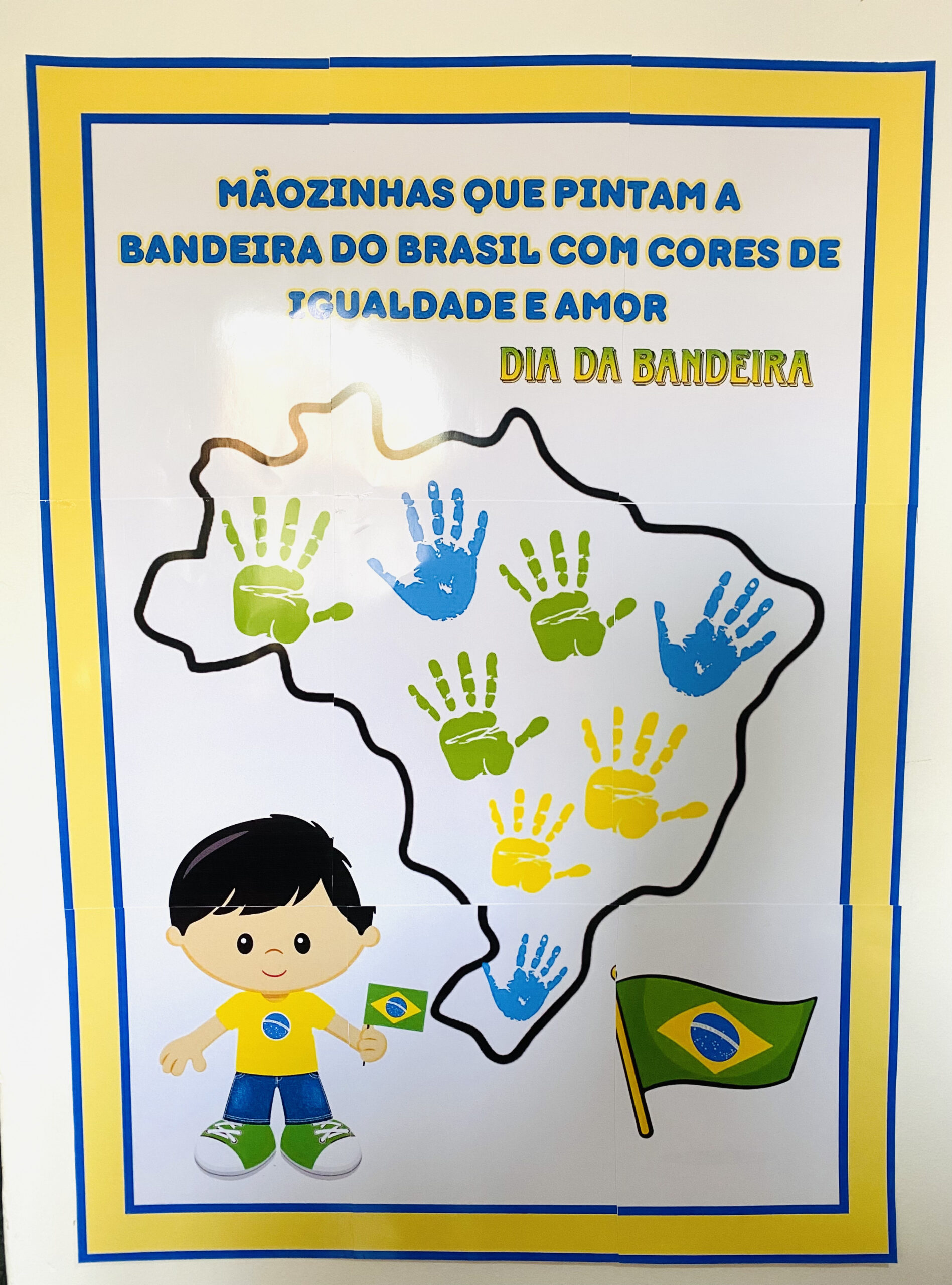 Painel Interativo Dia da Bandeira do Brasil para Educação Infantil e Ensino Fundamental - Imagem 4
