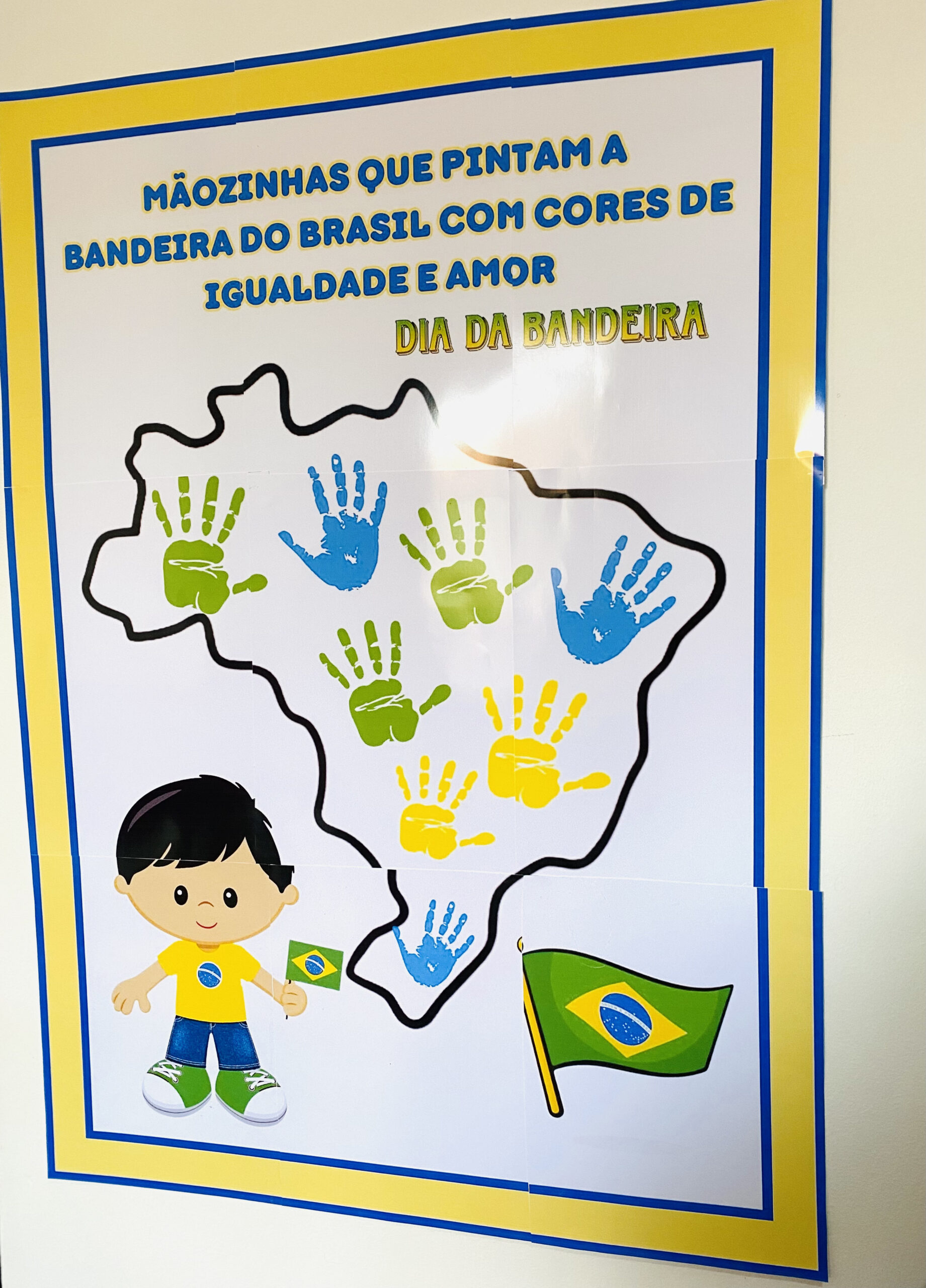 Painel Interativo Dia da Bandeira do Brasil para Educação Infantil e Ensino Fundamental - Imagem 3
