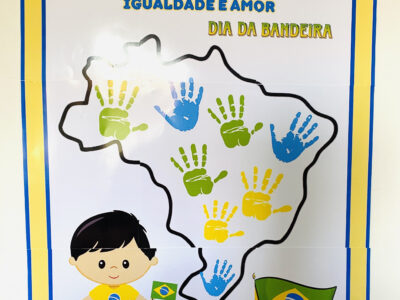 Painel Interativo Dia da Bandeira do Brasil para Educação Infantil e Ensino Fundamental