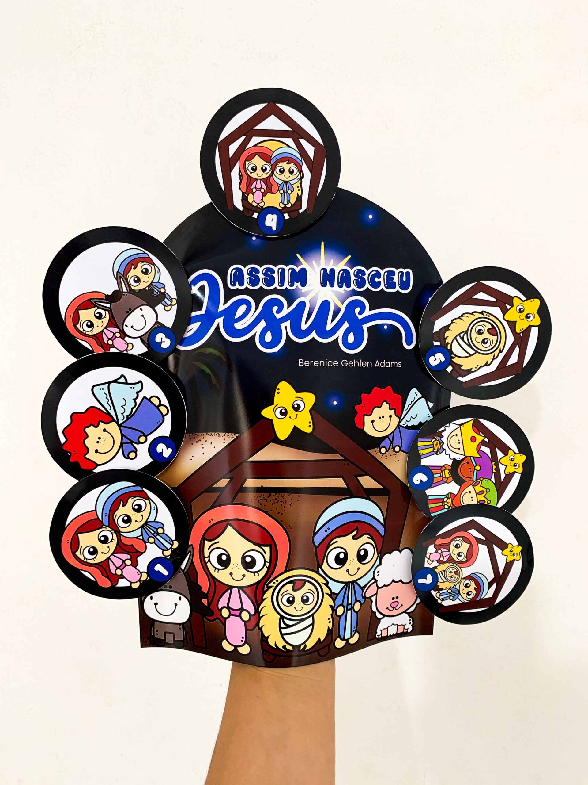 Luva de História Natalina – Assim Nasceu Jesus - Imagem 4