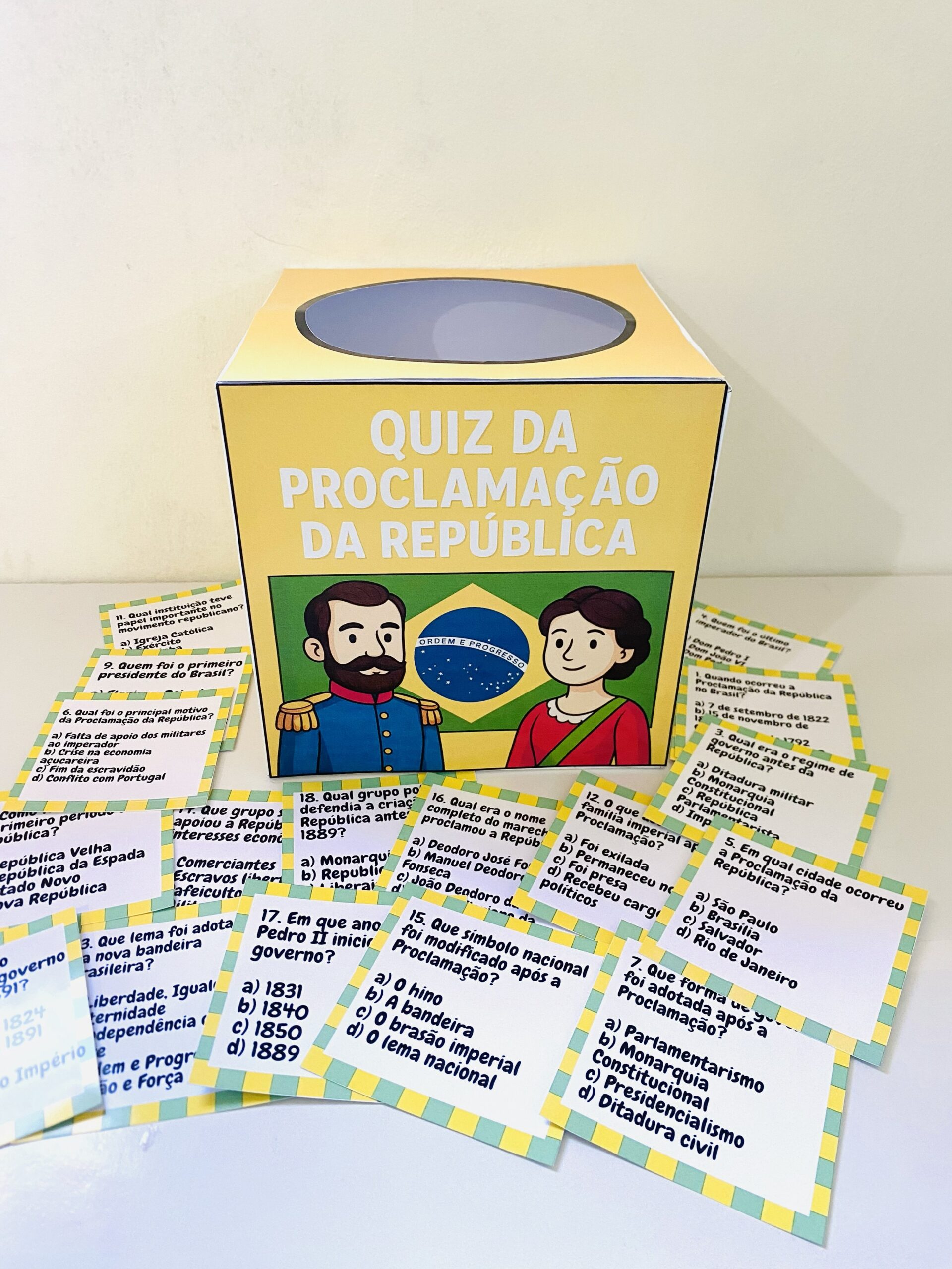 Quiz Proclamação da República – 24 Perguntas de História para Imprimir em PDF - Imagem 2