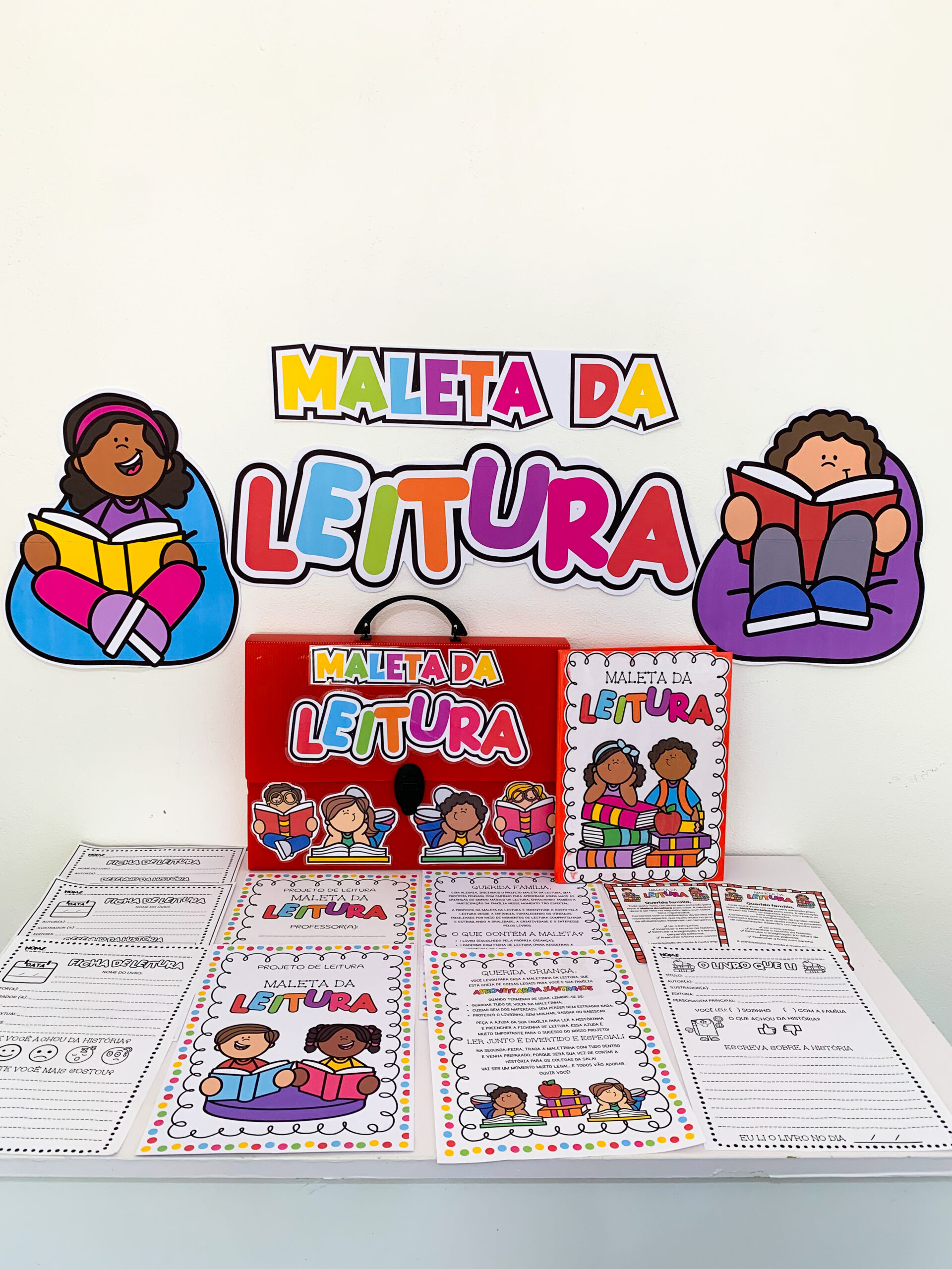 Maleta da Leitura Educação Infantil e Ensino Fundamental - Projeto Pronto em PDF - Imagem 2