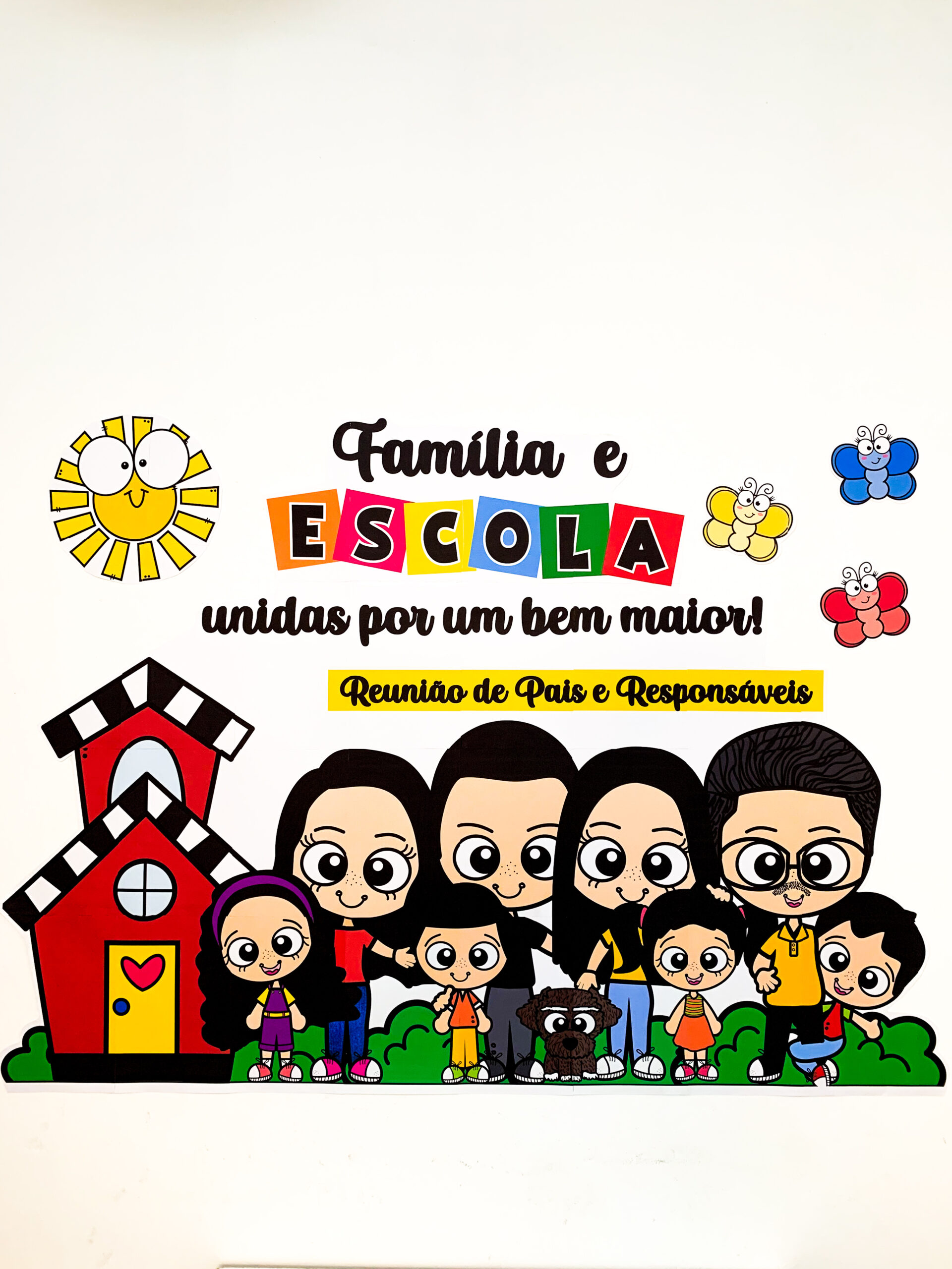 Painel para Encanto e Acolhimento na Reunião de Pais - Recurso Pedagógico