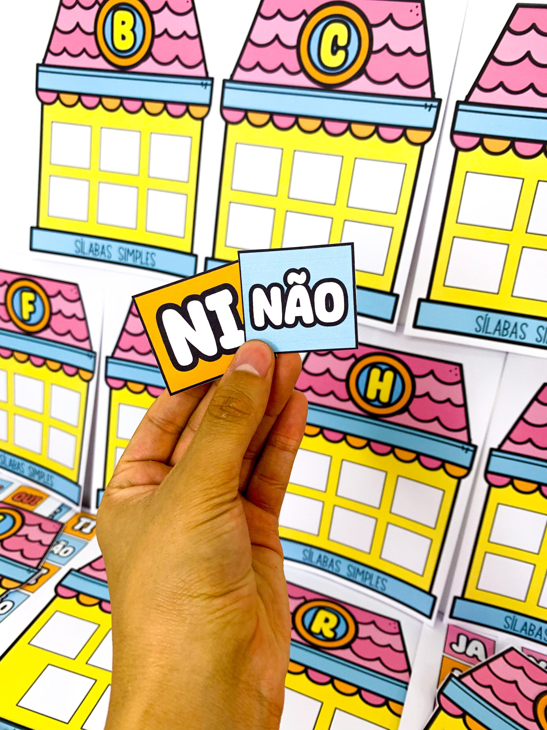 Casinhas das Sílabas – Famílias Silábicas para Imprimir - Imagem 2