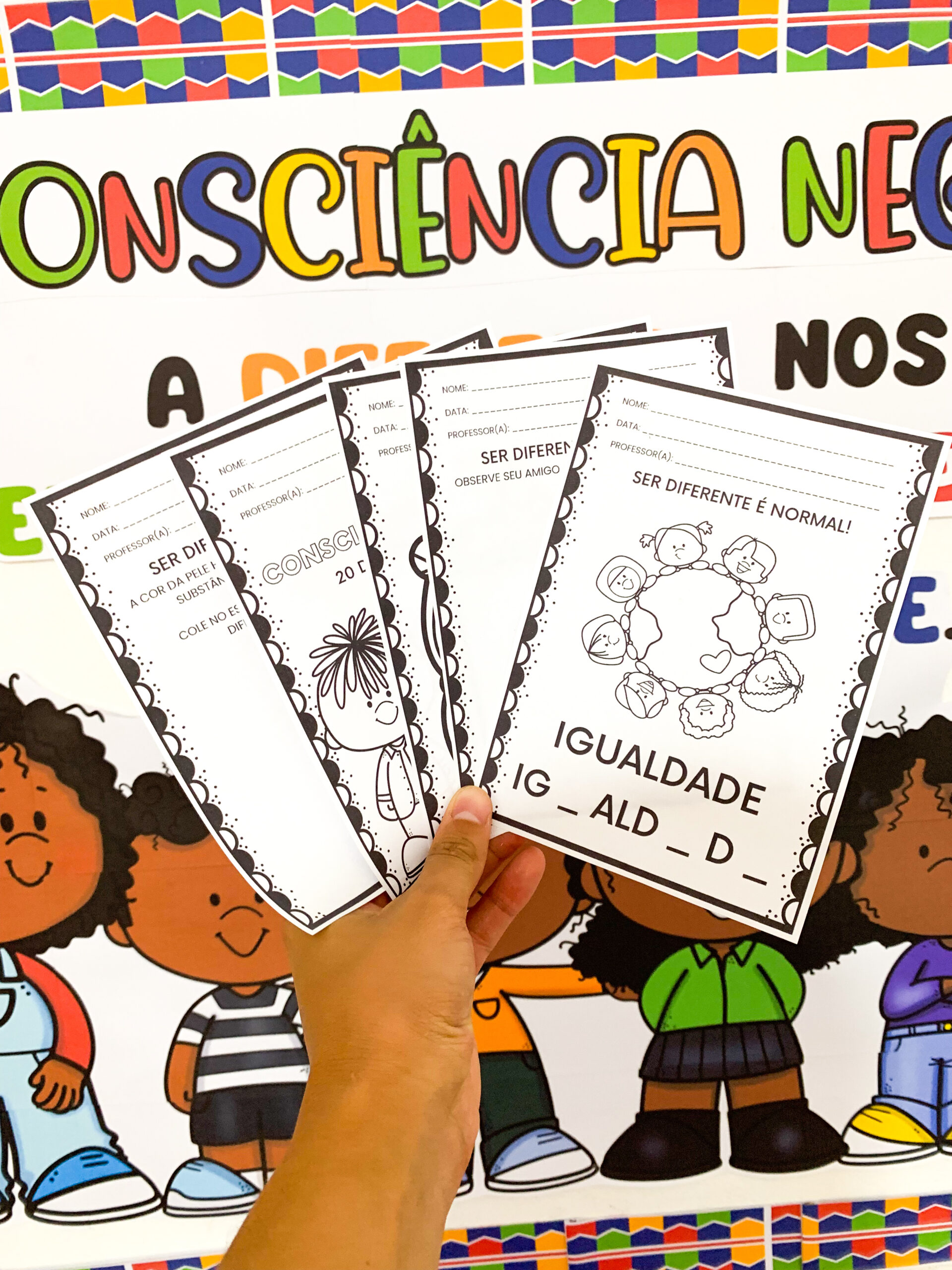 Kit Dia da Consciência Negra – Painel, Atividades e Recursos Pedagógicos - Imagem 3