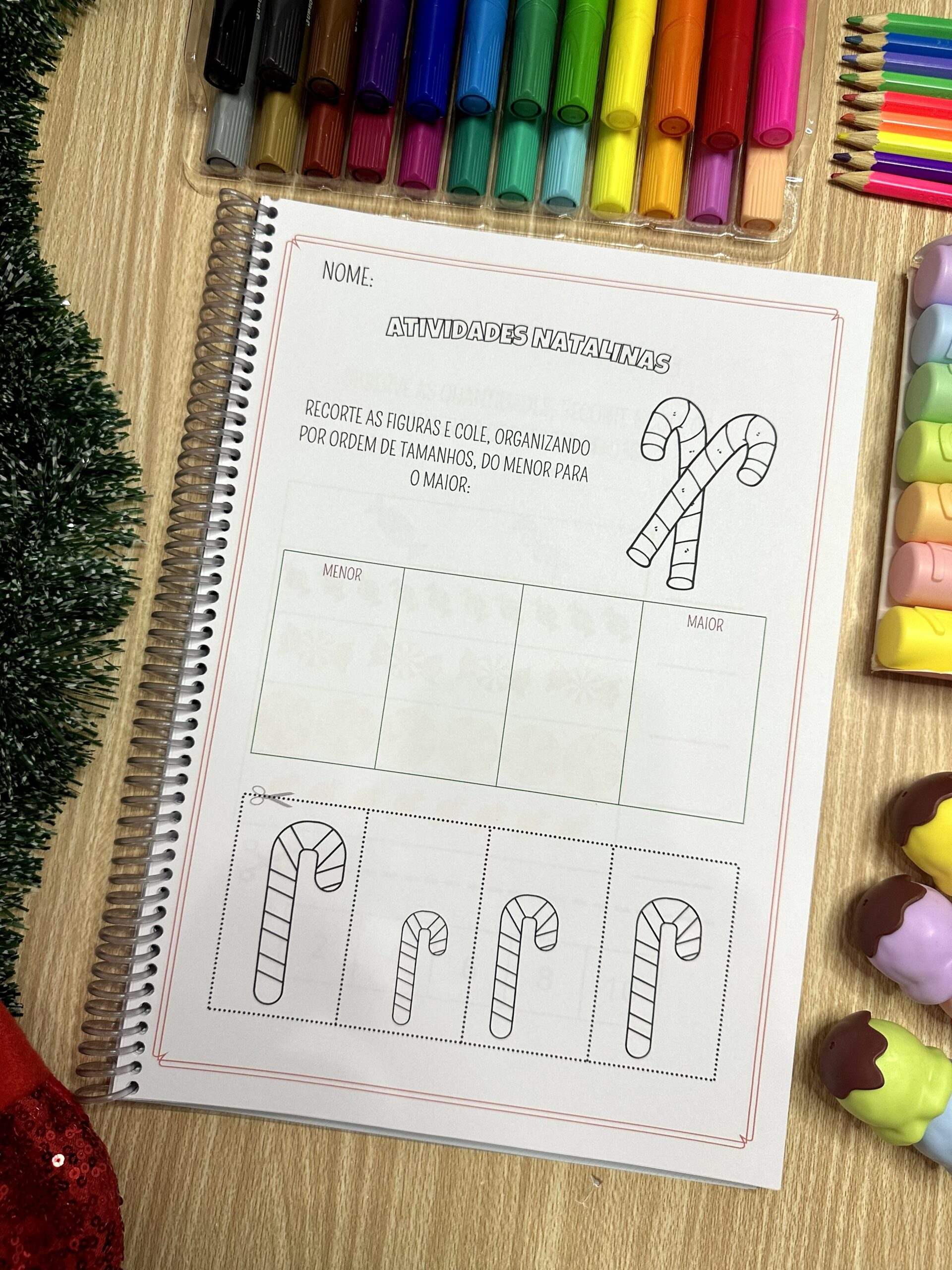 Apostila Pedagógica de Natal com 50 Páginas para Imprimir em PDF - Imagem 2