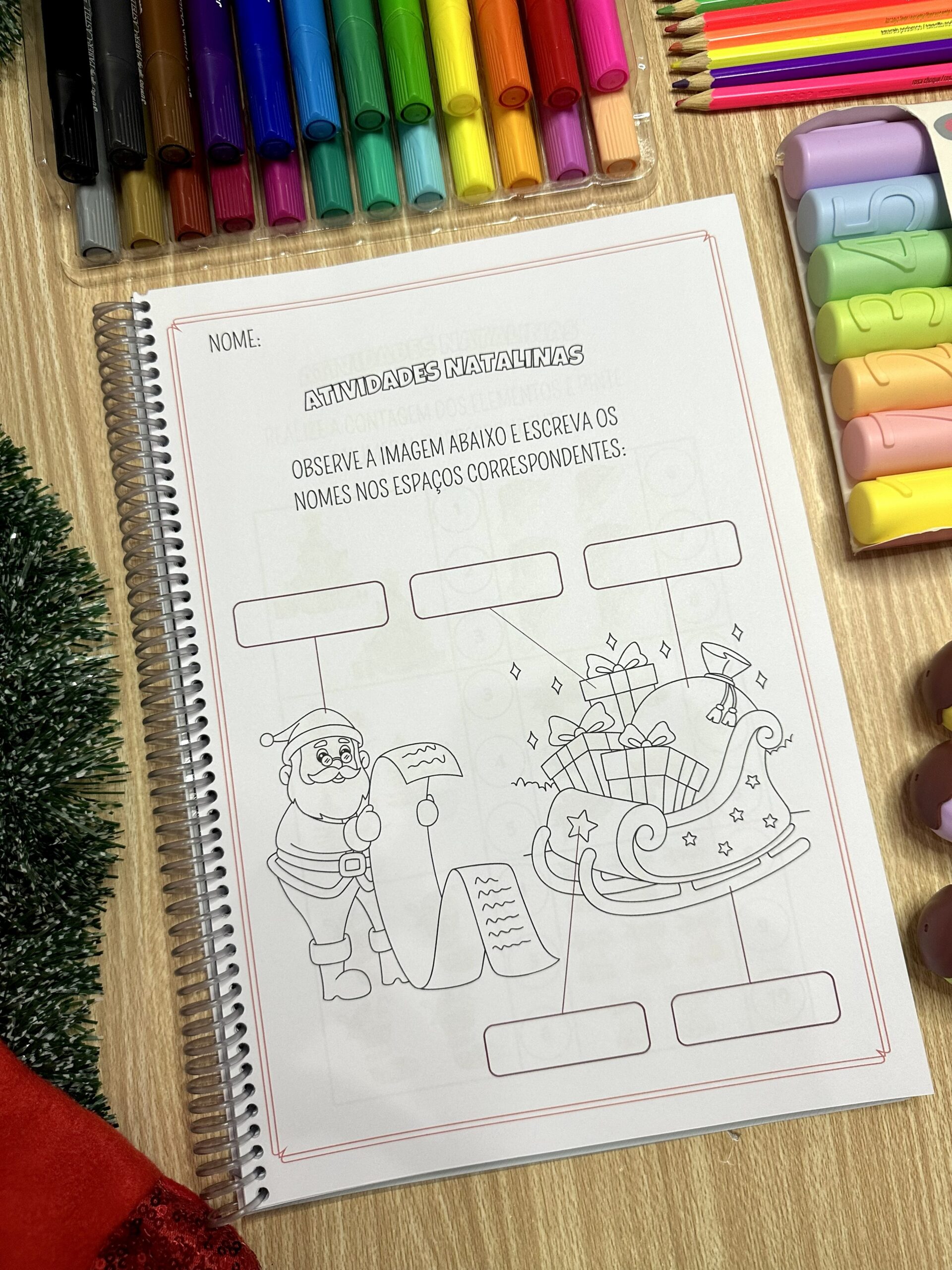 Apostila Pedagógica de Natal com 50 Páginas para Imprimir em PDF - Imagem 3