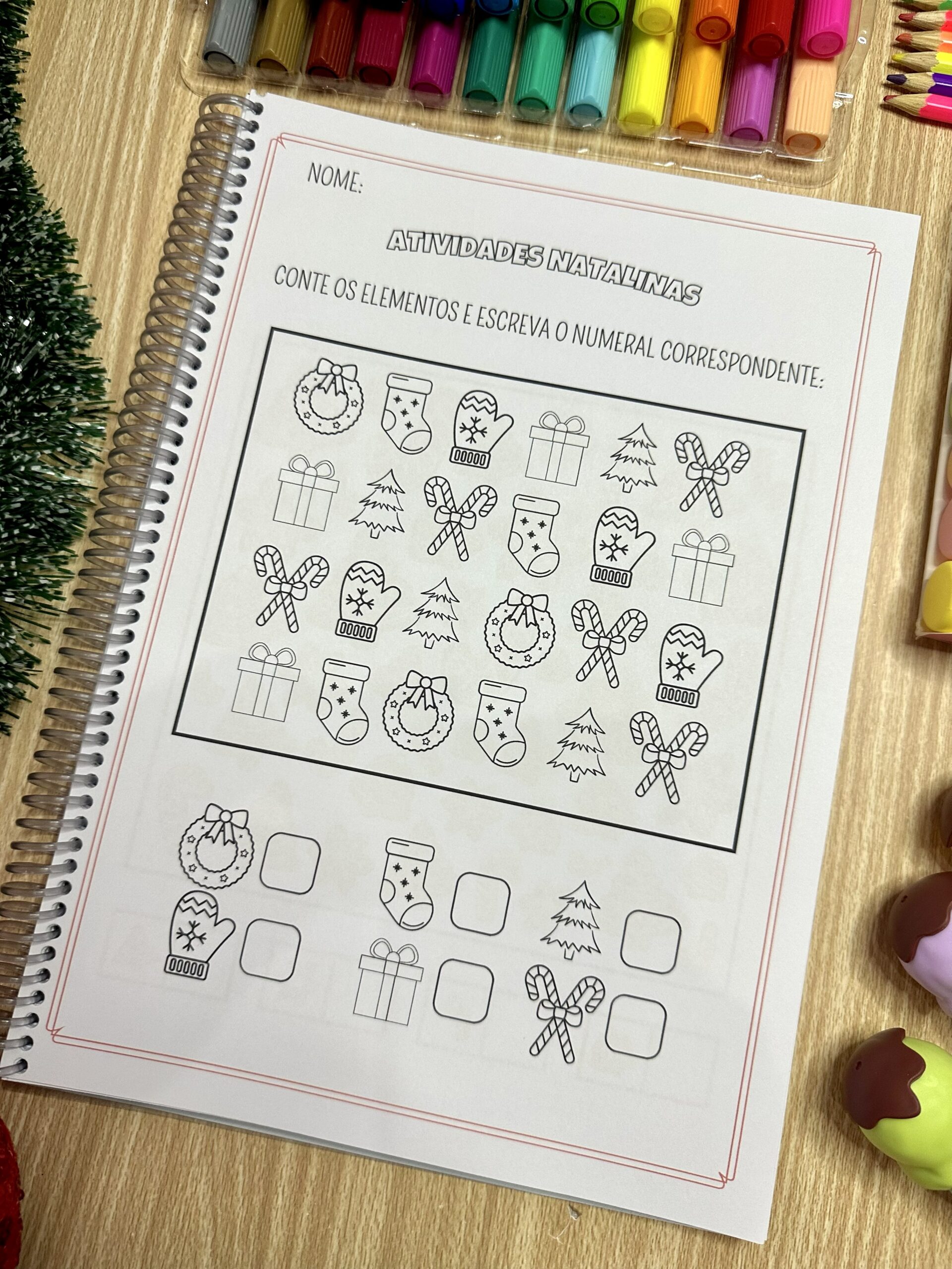 Apostila Pedagógica de Natal com 50 Páginas para Imprimir em PDF - Imagem 4