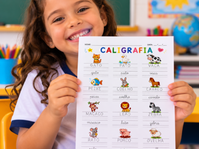 Caligrafia Palavras para Alfabetização – Atividades de Escrita para Imprimir