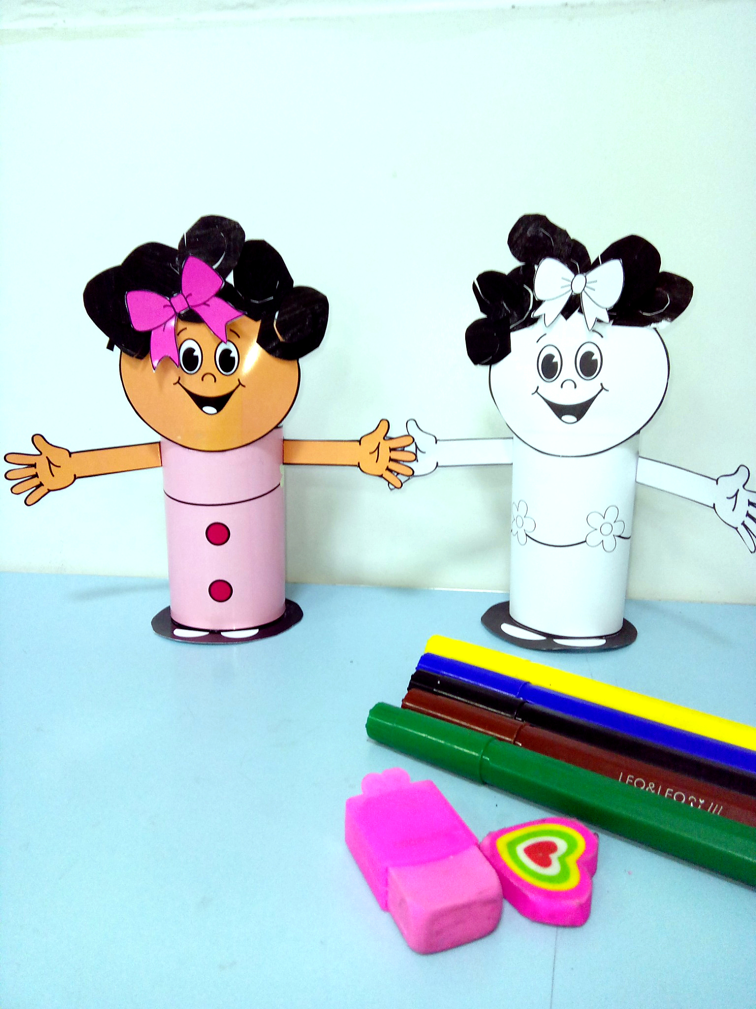 Boneca 3D Literária para Contação de Histórias e Atividades de Arte