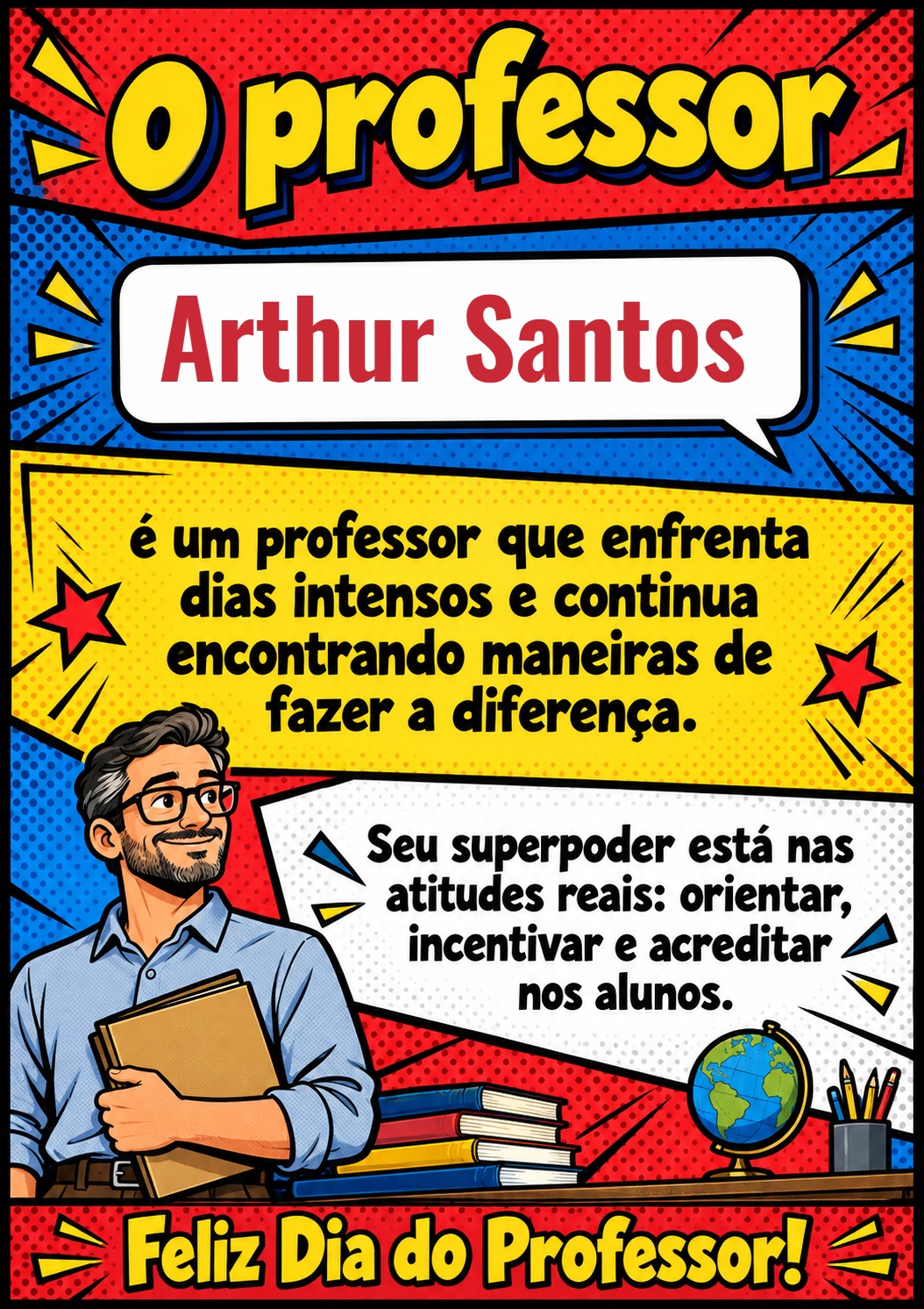 Cartazes do Professor – Homenagens Personalizadas com o Nome de Cada Um - Imagem 8